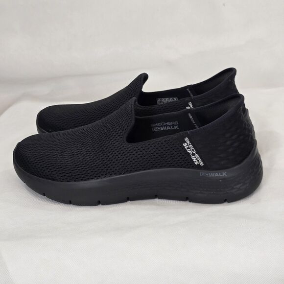 Skechers Go Walk Slip-Ins Shoes Womens Size 8.5 Black Mesh Walking SN 124963 - Picture 3 of 13